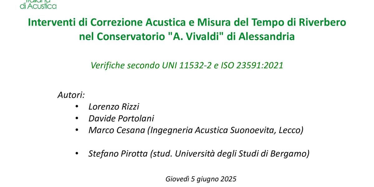 Articolo conservatorio AIA 2025