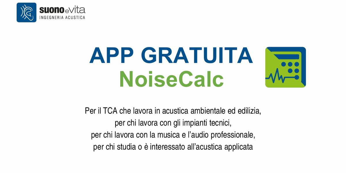 NoiseCalc 2025 presentazione
