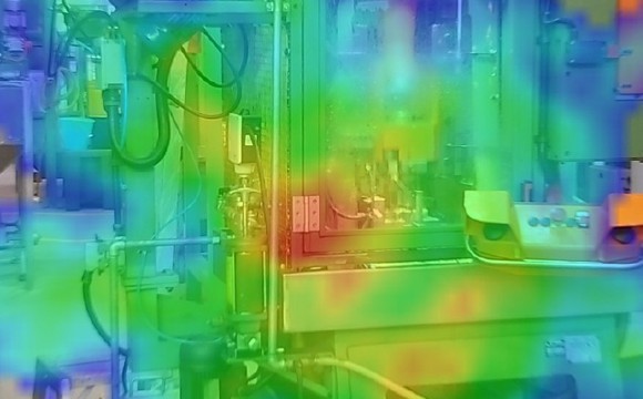 analisi sonocamera per togliere rumore ad un  macchinario